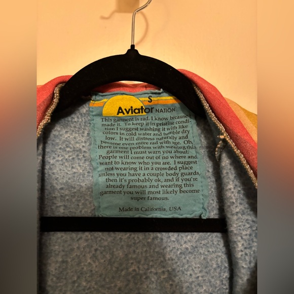 Aviator Nation Serape zip up - Picture 2 of 4